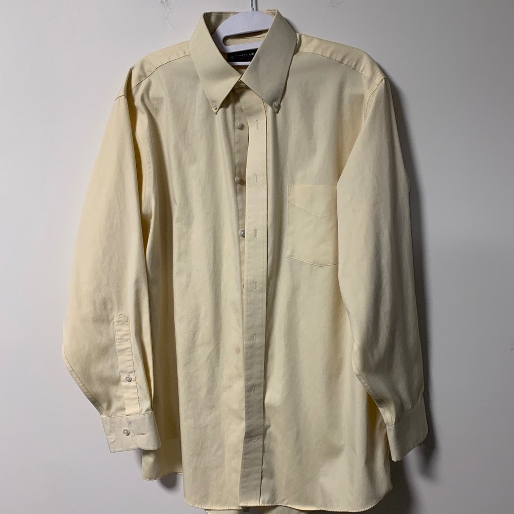 Stafford Performance Super Shirt Size 15 1/2 Long Sleeve